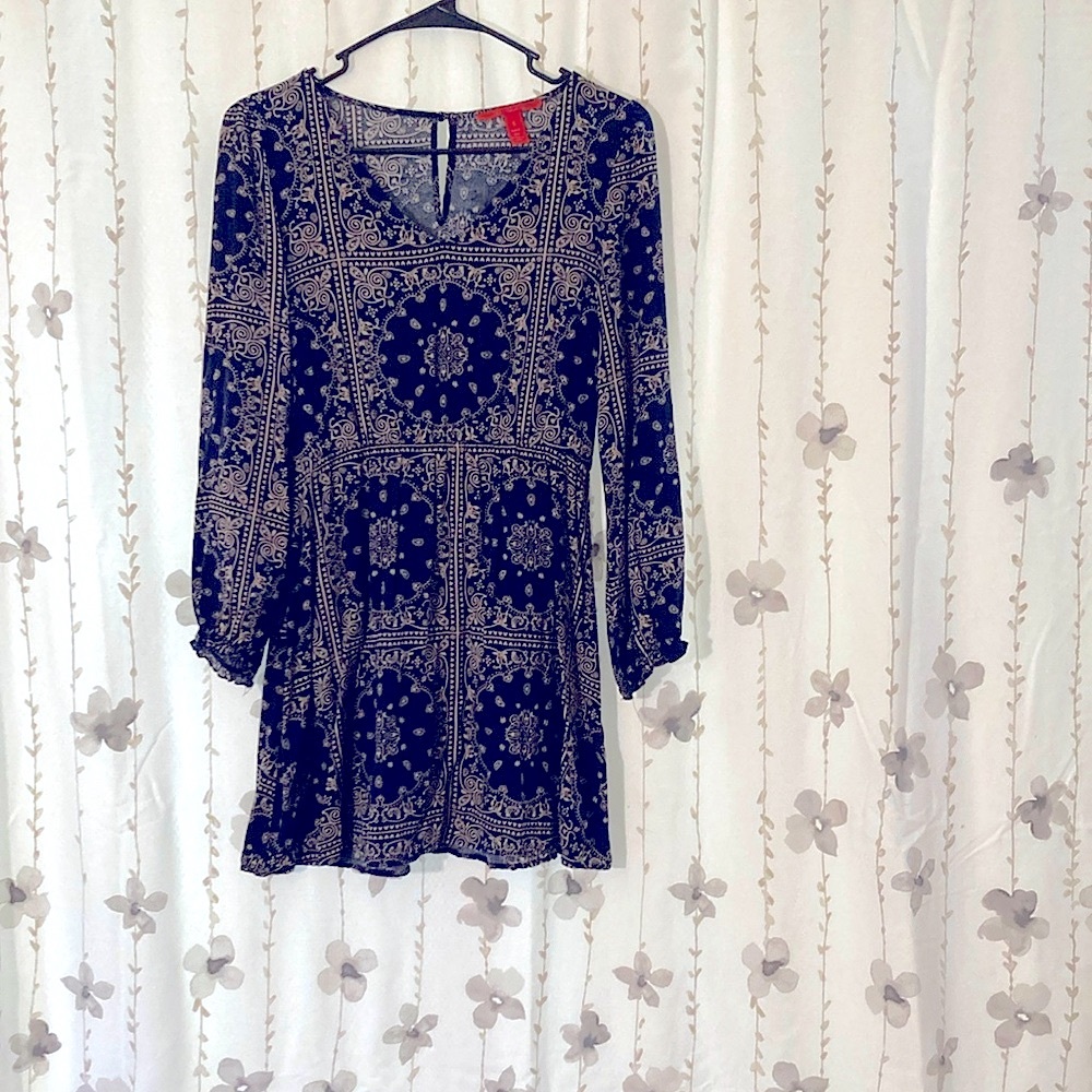 Chelsea & Violet long sleeve mini dress, size S